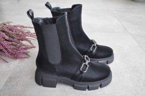 ILASIO RENZONI & MARIA PAKULNIS Botki Trapery Damskie 3904