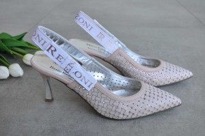 ILASIO RENZONI by Maria Pakulnis Baleriny Sandały Damskie  5955